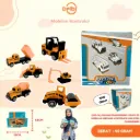(667-1A) MAINAN ENGINEERING VEHICLES MOBILAN MEKANIK KONTRUKSI MINI BX24