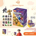 (71302) Mainan Blokees Figures - Transformers DV02 Galaxy Shining (5,5cm) The Over Throw Blind Box BX12 BX144