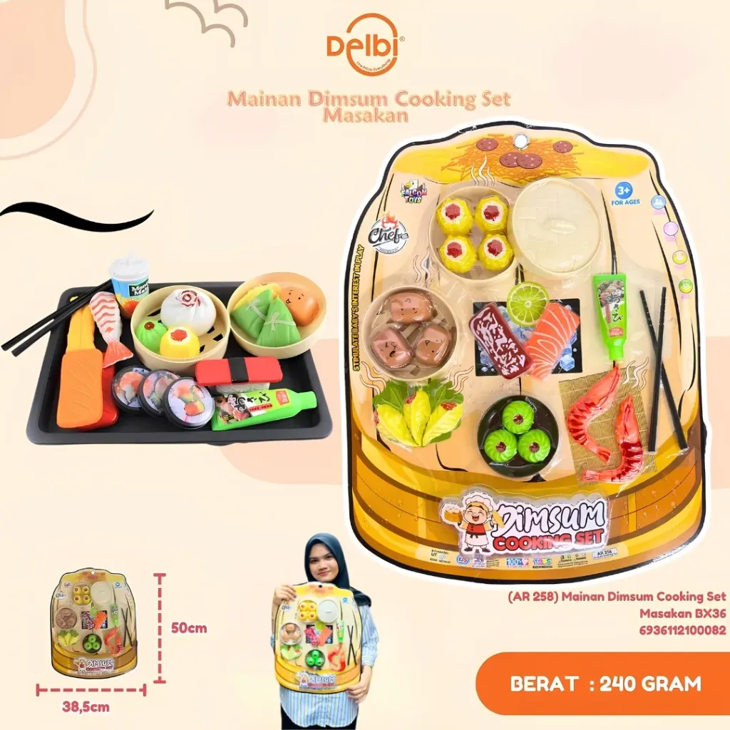 Mainan Dimsum Cooking Set Masakan BX36