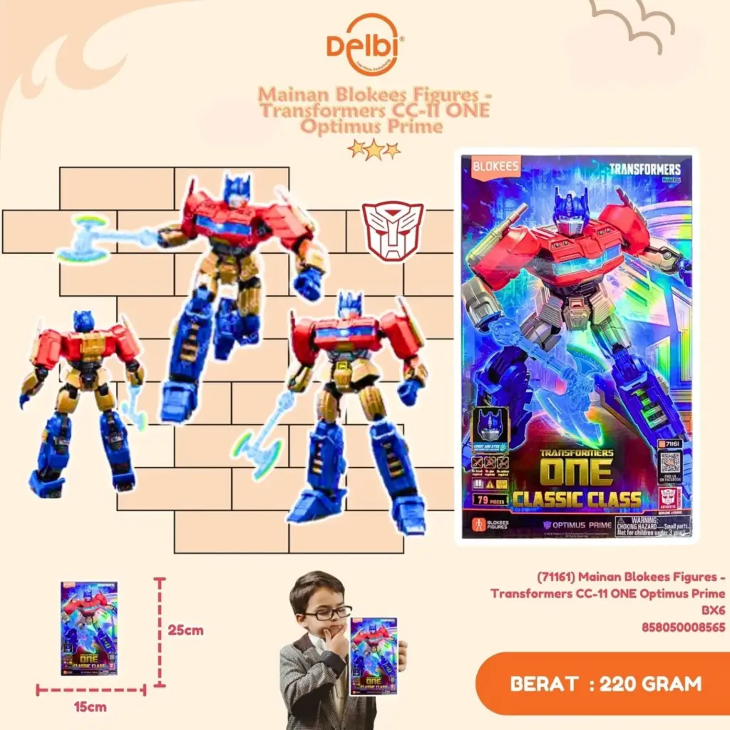 [858050008565] (71161) Mainan Blokees Figures - Transformers CC-11 ONE Optimus Prime BX6