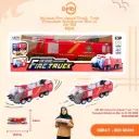 Mainan Fire Squad Truck  Truk Pemadam Kebakaran Bisa Isi Air BO BX50