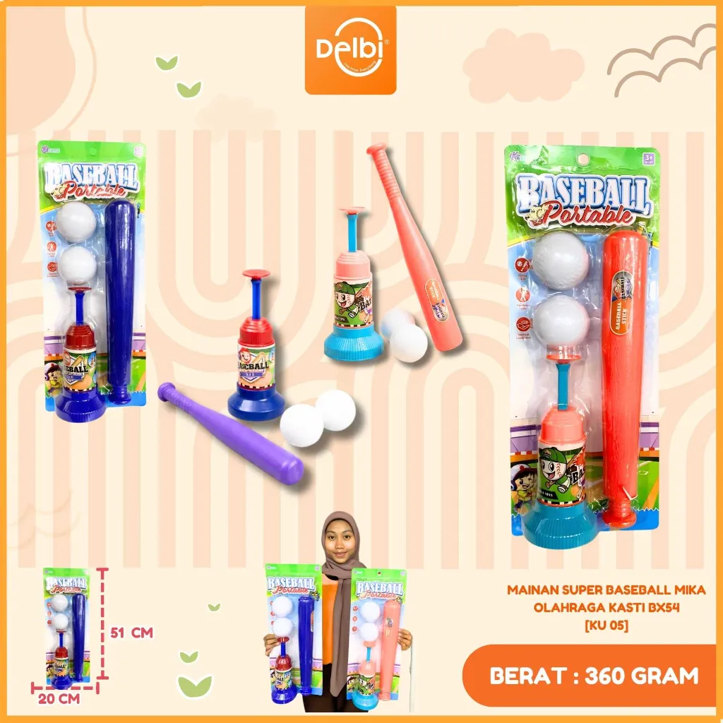 [KU 05] MAINAN SUPER BASEBALL MIKA OLAHRAGA KASTI BX54