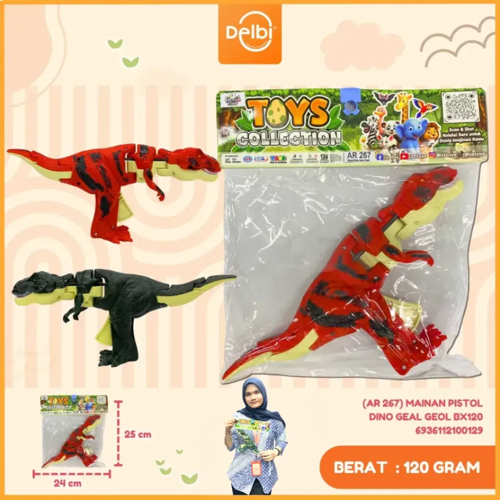 MAINAN PISTOL DINO GEAL GEOL BX120