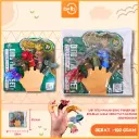 (AR 775) MAINAN DINO FINGER SET EDUKASI ANAK KREATIVITAS BX156