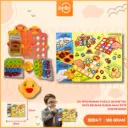 (SS 1913) MAINAN PUZZLE GEOMETRIC DUCK EDUKASI SUSUN ANAK BX78