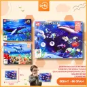 (GXF024-21) MAINAN 24 PIECE UNDERWATER WORLD PUZZLE EDUKASI SUSUN DUNIA BAWAH LAUT IKAN BX4 BX360  