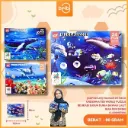 (GXF024-21) MAINAN 24 PIECE UNDERWATER WORLD PUZZLE EDUKASI SUSUN DUNIA BAWAH LAUT IKAN BX4 BX360