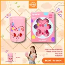 Z450 Deli Pen Holder Pink Tempat Pensil Dekorasi Meja BX60