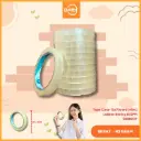 Tape Clear 12x70yard DELI (60m) Lakban Bening BX288