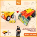 MAINAN MINI BUILDING DUMP TRUCK+SAND TOYS  TRUK MOBILAN KTG PLASTIK PP BX60