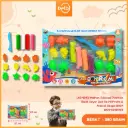 Mainan Edukasi Plastisin Buah Sayur Doh Re Mi Fruits & Animal Shape BX54