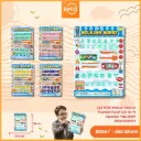 Mainan Edukasi Plastisin Huruf Doh Re Mi Alphabet Mika BX54