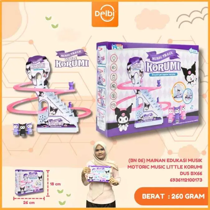 MAINAN EDUKASI MUSIK MOTORIC MUSIC LITTLE KORUMI DUS BX66