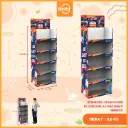 J00889 DELI SPAIN PAPER FLOOR DISPLAY RAK SHELF