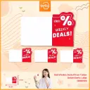 Deli Weekly Deels! Price Talker 8x5cm Kartu Label