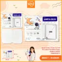 Sampul Buku Ukuran Kecil Isi 10 Lembar Free Stiker Nama 34x25cm BX200