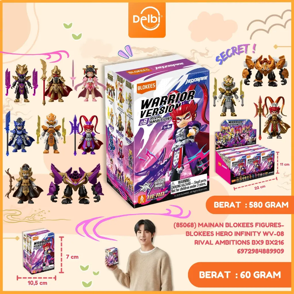 [6972984889909] (85068) Mainan Blokees Figures- Blokees Hero Infinity WV-08 Rival Ambitions BX9 BX216