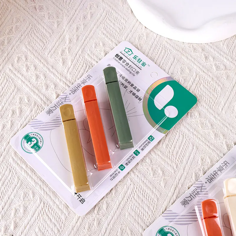 [2160400025] (1101) KLIP PENUTUP PLASTIK CAMILAN KREATIF ISI 3 BX30 BX660