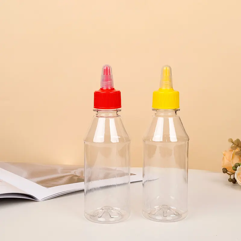 (0703) (ISI 2) BOTOL SAUS KECAP PLASTIK 2in1 BX198