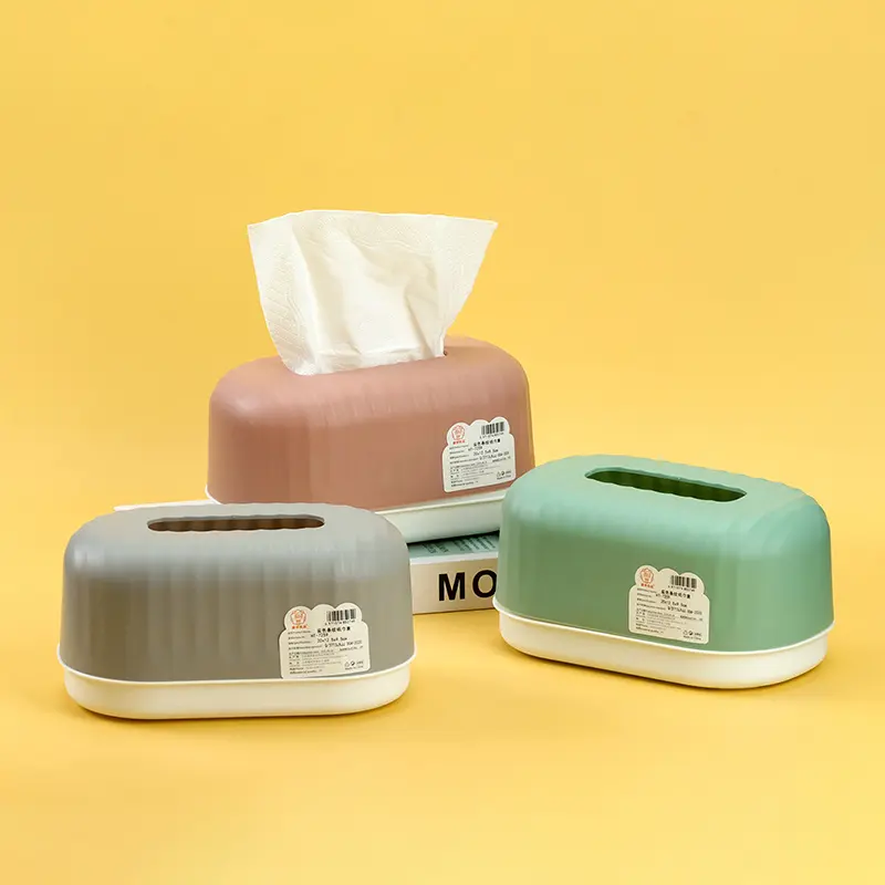 [2161200011] (HT7259) KOTAK TISU TEMPAT PENYIMPANAN TISSUE MOTIF GARIS BX6 BX120