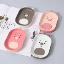 (6854-1) TEMPAT SABUN PENYIMPANAN KOTAK SEDERHANA MOTIF BERUANG BX20 BX320