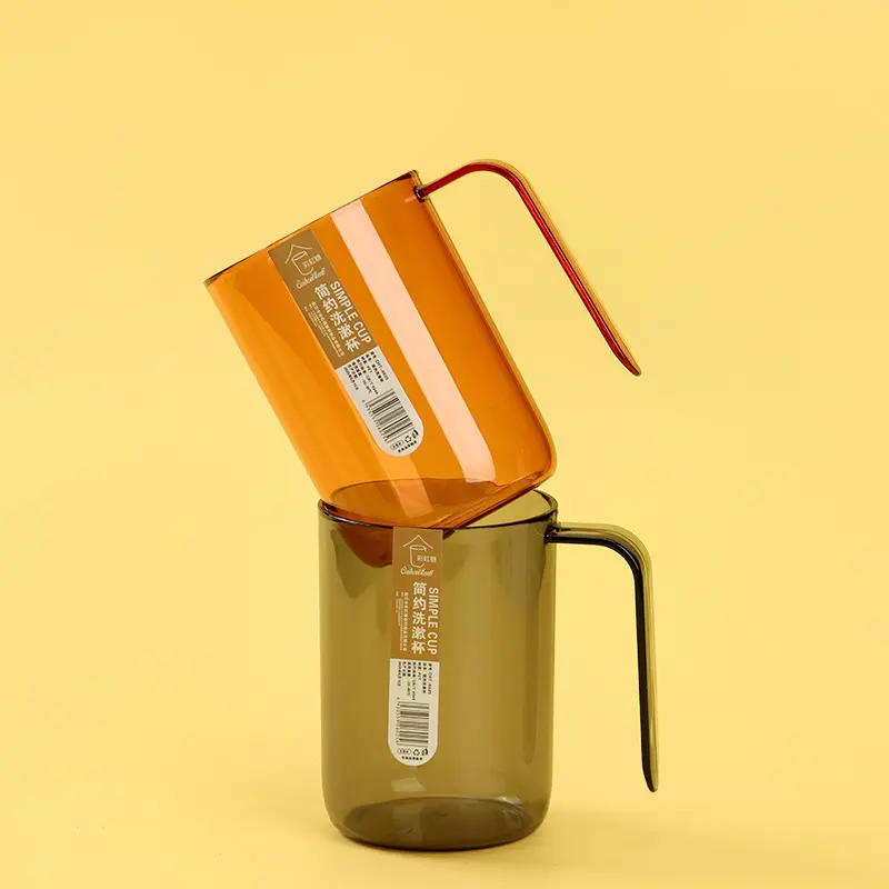 [2161600124] (CHT-6025) GELAS MINIMALIST DENGAN SATU GAGANG TRANSPARANT BX100 BX200