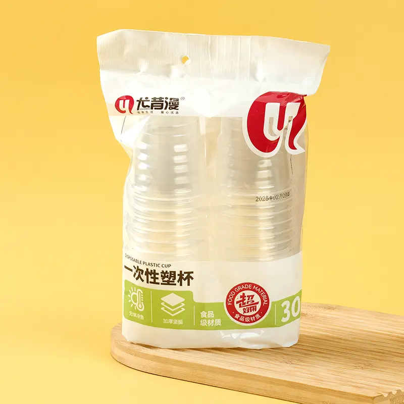 (805) GELAS PLASTIK SEKALI PAKAI ISI 30 DISPOSABLE BX60