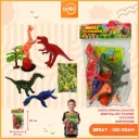(B3007) MAINAN JUGLE BIG DINO FULL SET 4'S ENCIT PACK BX60