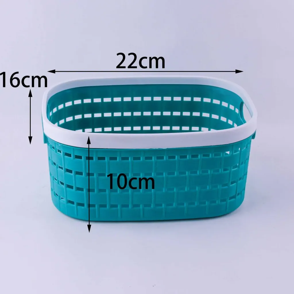 (8301) KERANJANG MOTIF ANYAMAN ROTAN PERSEGI BX25 BX200