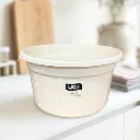 (3154) BASKOM TIRIS WARNA PUTIH AESTHETIC