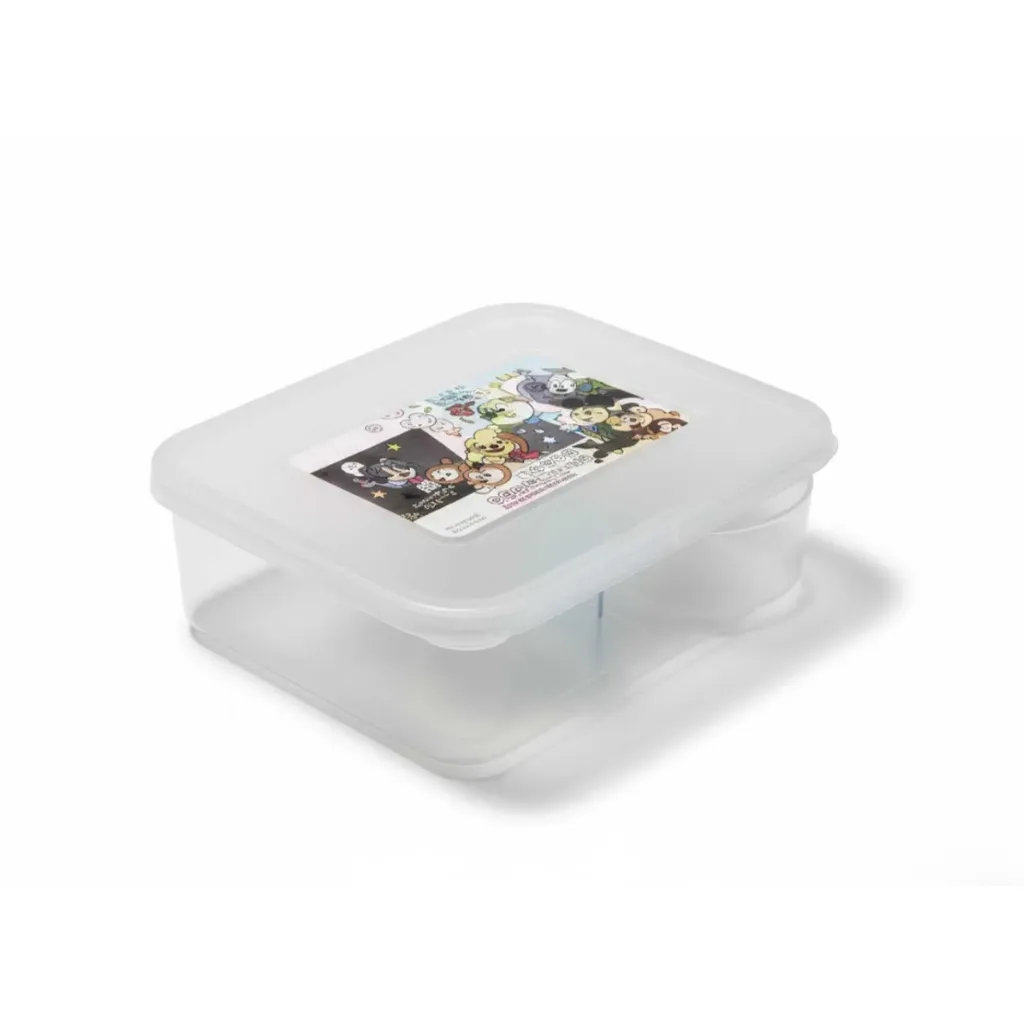 (7702) KOTAK PENYIMPANAN MAKANAN 2 BAGIAN FOOD CONTAINER