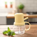 (6029) BOTOL MINYAK KACA WADAH SPRAY OIL WARNA HIJAU 210ML