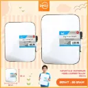 [810053331750] PAPAN TULIS  WHITEBOARD MODEL 2 BORDER WARNA BELAJAR ANAK