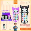 (868-2/3/5/6/8) MAINAN EDUKASI SUARA 12 MUSIC PHONES KUROMI SANRIO BX288