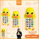 (868-2/3/5/6/8) MAINAN EDUKASI BEBEK 12 MUSIC PHONES DUCK BX288