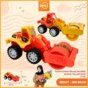 MAINAN ROAD ROLLER MACHINE ORANGE YELLOW BX36