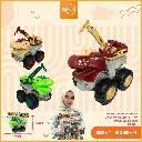 MAINAN MOBILAN TRUCK DINOSAURUS CRANE TRUK MOBIL DEREK PLASTIK PP BX96