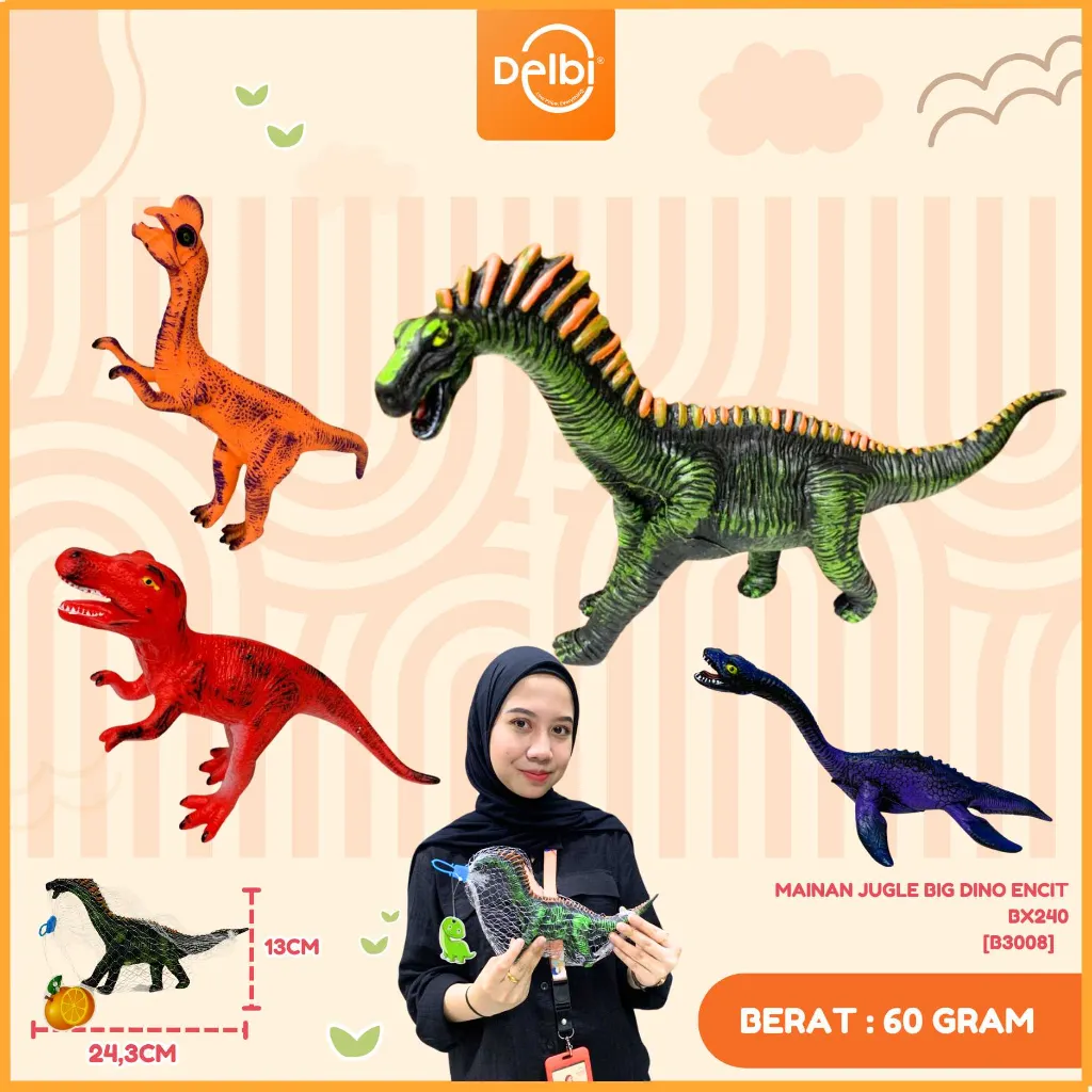 [B3008] MAINAN JUGLE BIG DINO ENCIT BX240