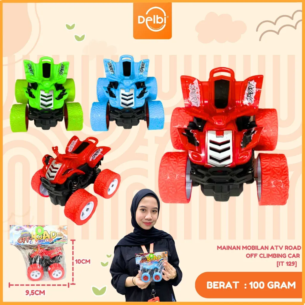[IT 129] MAINAN MOBILAN ATV ROAD OFF CLIMBING CAR BX140