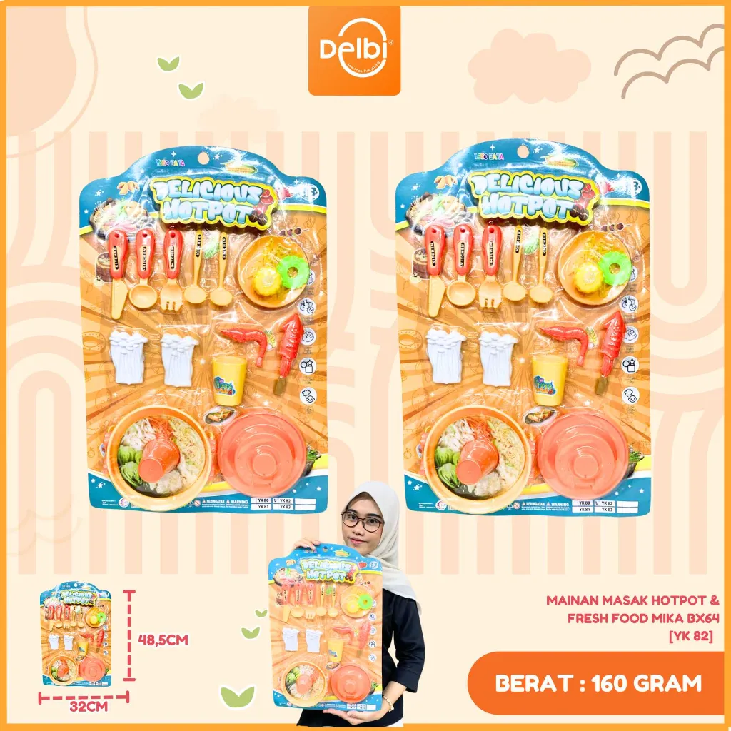 [YK 82] MAINAN MASAK HOTPOT & FRESH FOOD MIKA BX64