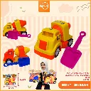MAINAN SAND TRUCK MIXER YELLOW ORANGE+ SCOOP KTG BX52