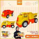 MAINAN MOBILAN SAND TRUCK DUMP YELLOW ORANGE ANGKUT PASIR PLASTIK PP BX45
