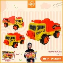 MAINAN MOBILAN TRUCK TRUK DEREK YELLOW ORANGE PLASTIK OPP BX46