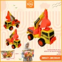 MAINAN MOBILAN TRUCK EXCAVATOR YELLOW ORANGE PLASTIK OPP BX36