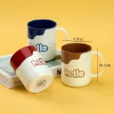 (SZ-2215) GELAS MOTIF ENGLISH DENGAN GAGANG BX175