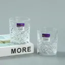 (DSKB033-1) (1 PCS) GELAS KACA MOTIF BATIK 250ML BX6 BX48