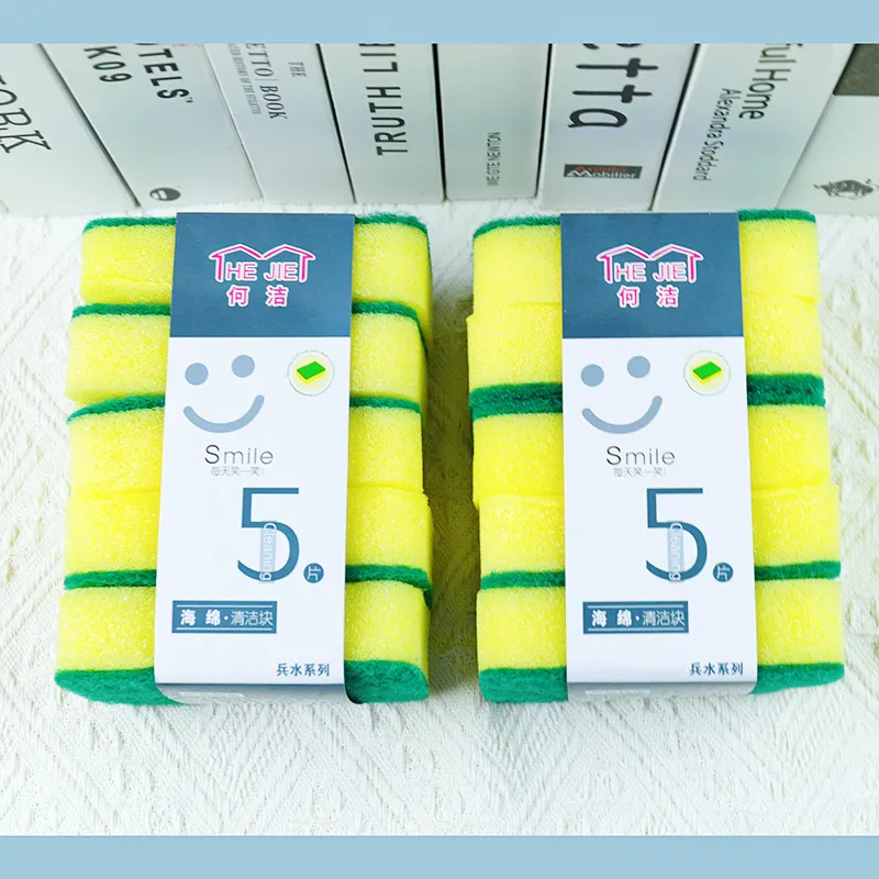 [93366] SPONGE BRUSH 5 PCS SIKAT SPONS PEMBERSIH WASH BX16 BX192