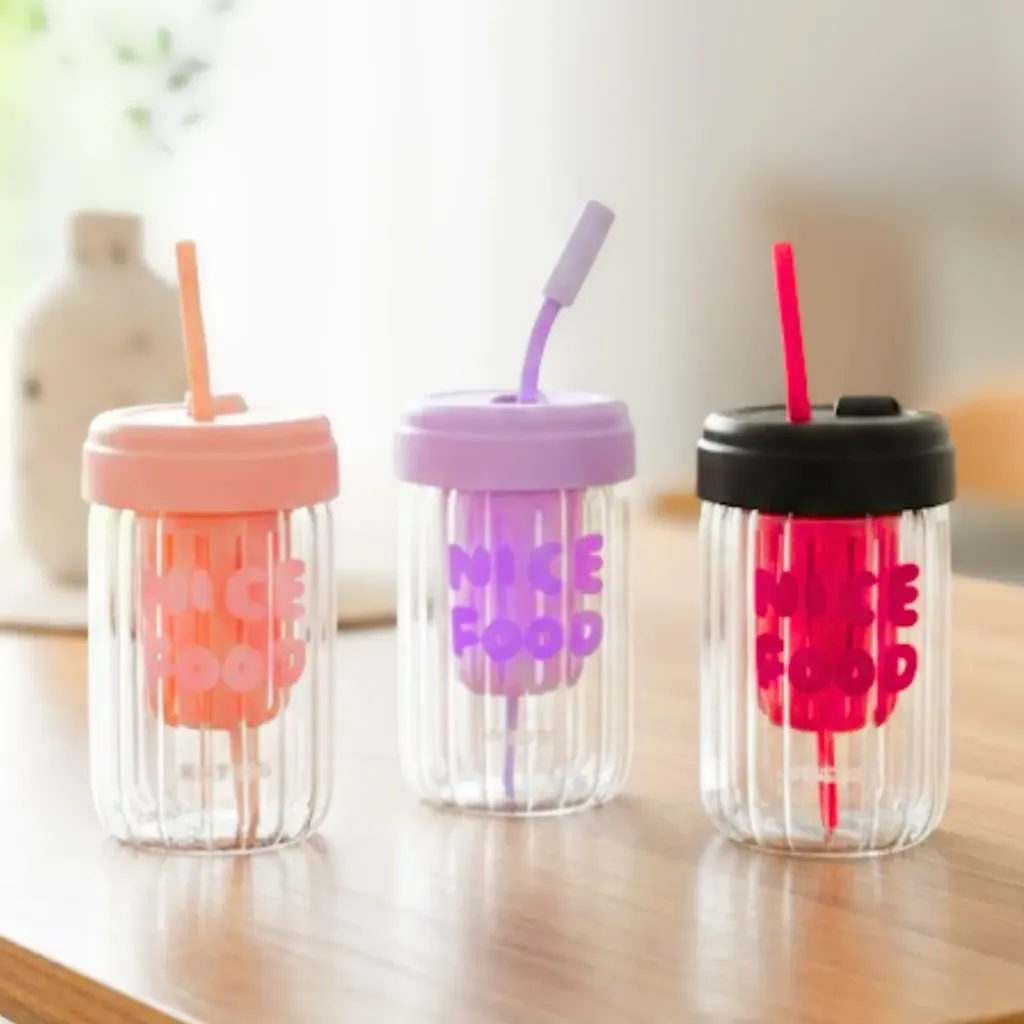 [501020088] (4030-F) BOTOL MINUM GELAS SIMPLE UNTUK TEA AROMA BX60