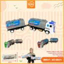 MAINAN MOBILAN KIDS TRUCK TANGKI MINYAK GANDENG 2 TRUK RODA 10 PLASTIK OPP BX60