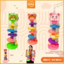 MAINAN EDUKASI SMALL ROLLING BALL 5 TINGKAT GAME JALA BX98